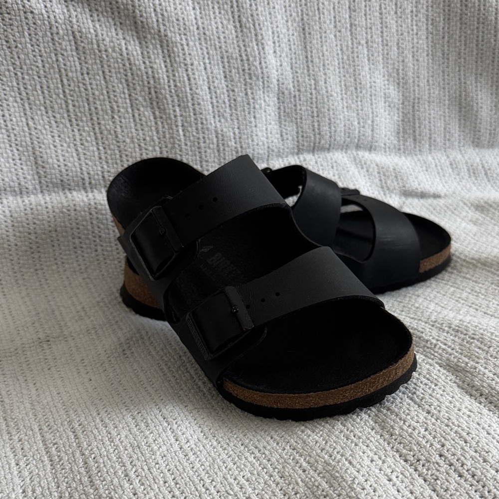 Birkenstock Black Arizona Sandals - Picture 2 of 12